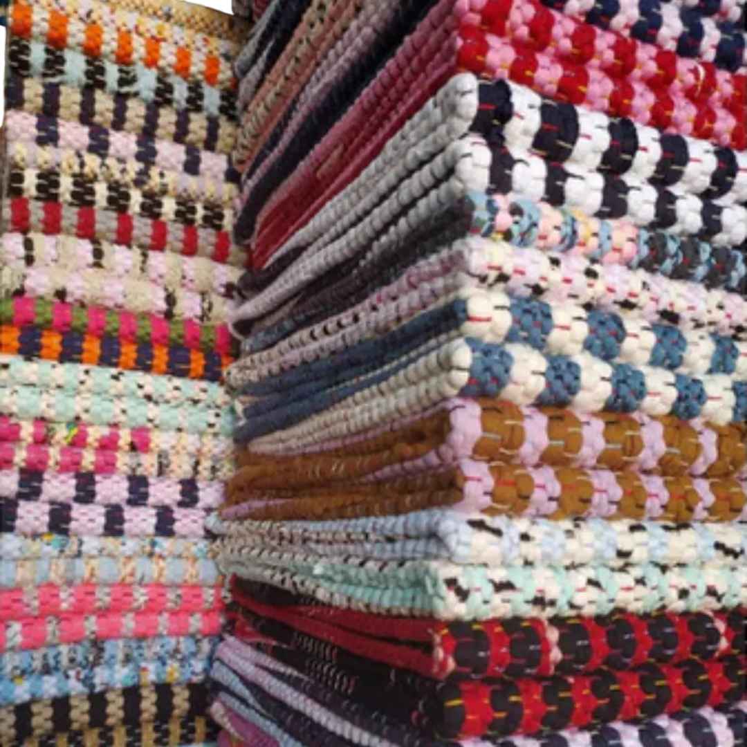 Tapete Artesanal Zebrinha 45x80 cm – KIT 3 unidades (Cores Sortidas)