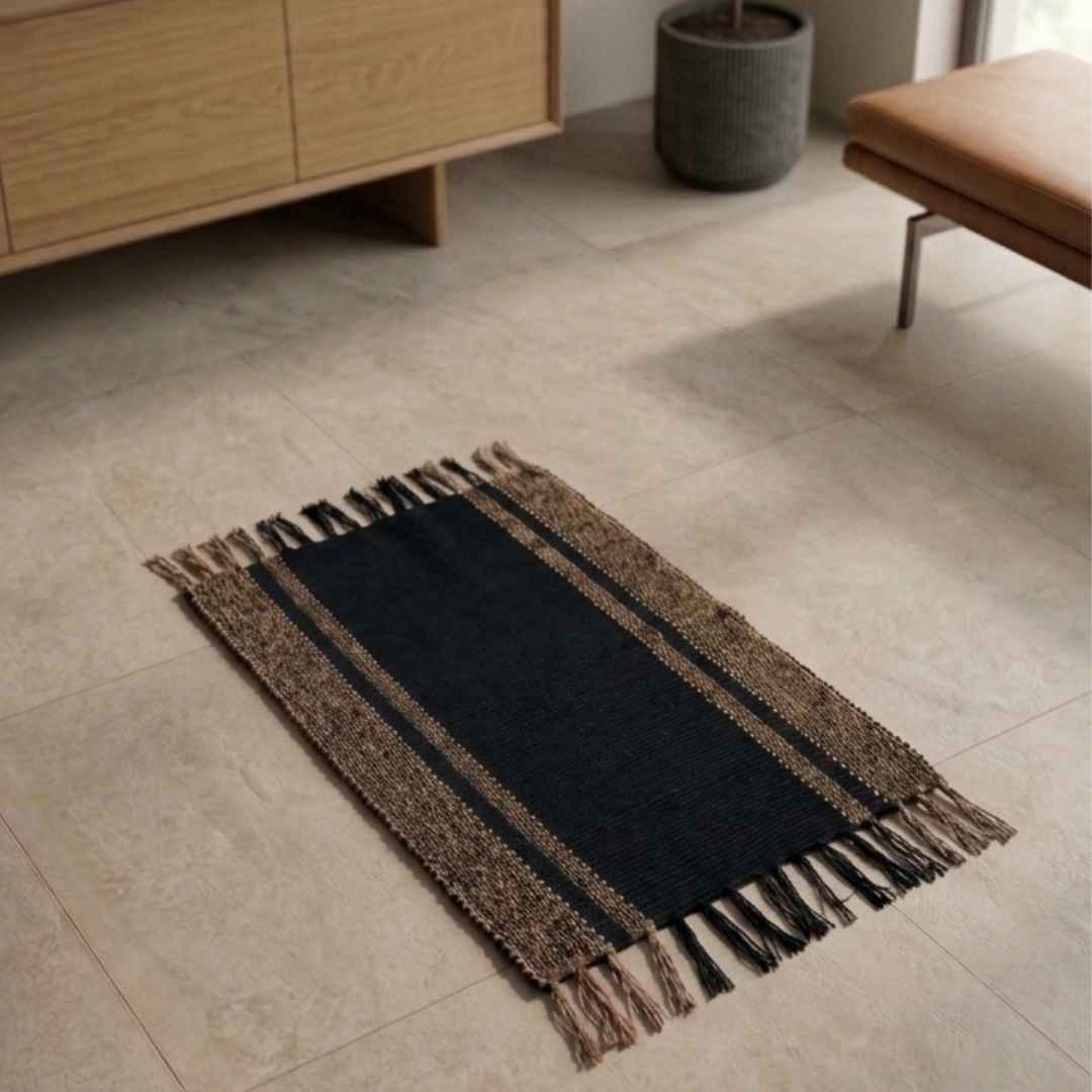 Tapete Artesanal 50x80 cm – KIT 2 unidades (Cores Sortidas)