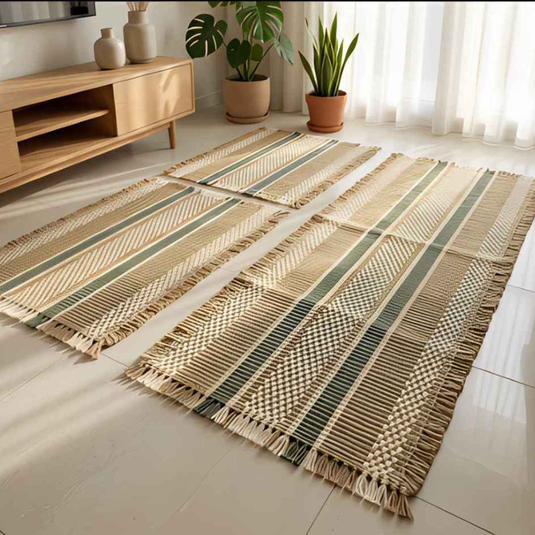 Passadeira de Malha Artesanal 1,38 x 48 cm – KIT 2 unidades (Cores Sortidas)