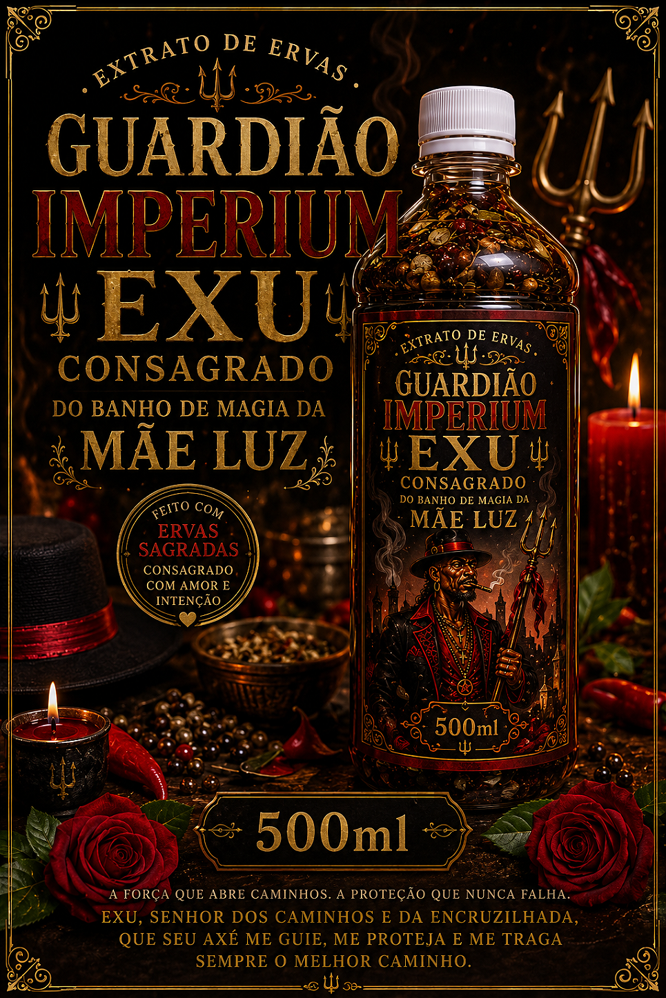 Extrato de Ervas Guardião Imperium Exu