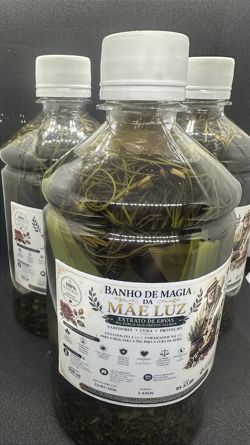 Extrato de Ervas Ritualístico Abraço Ancestral Pretos Velhos
