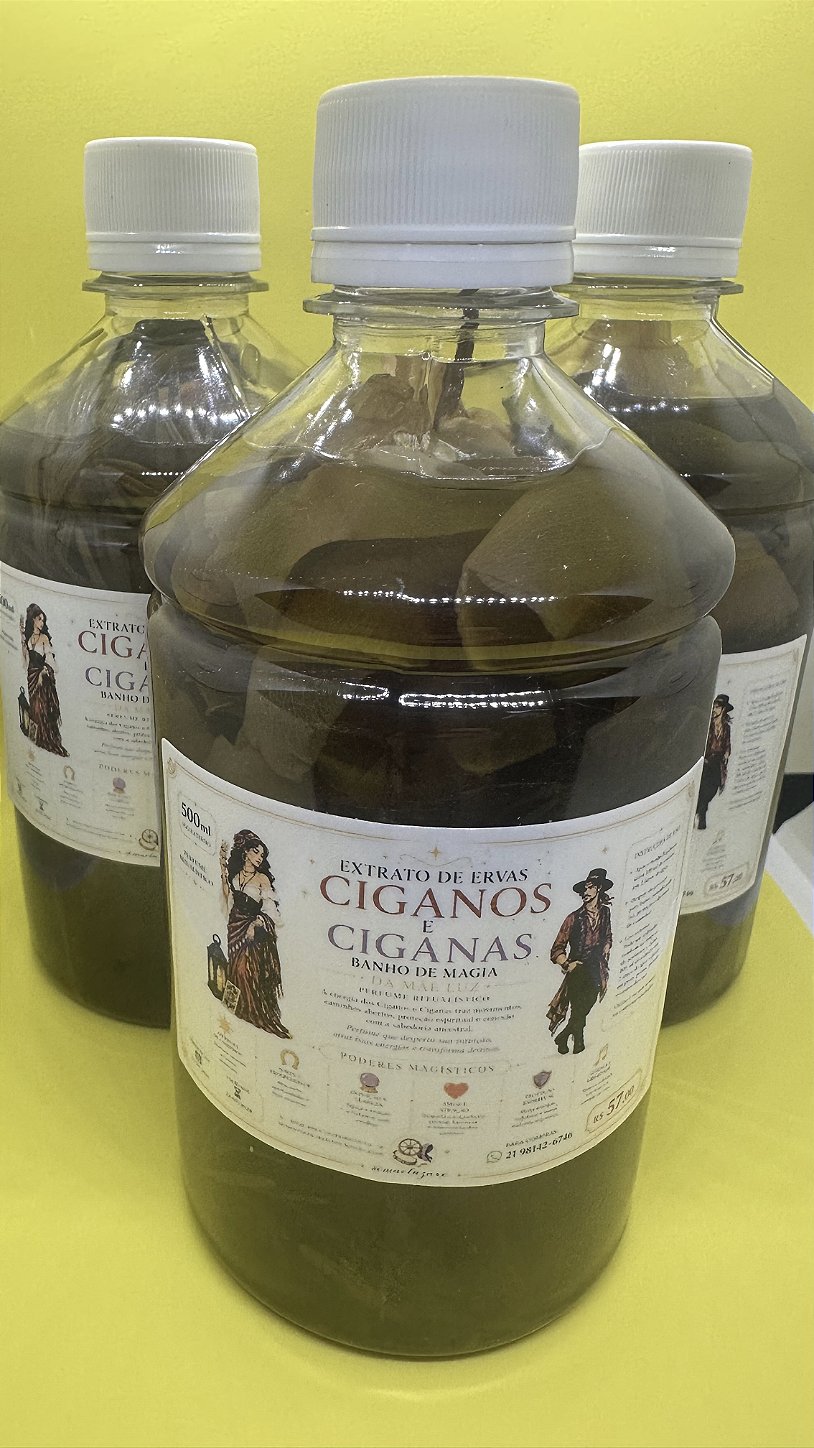 Extrato de Ervas Ritualístico Encanto Ciganos