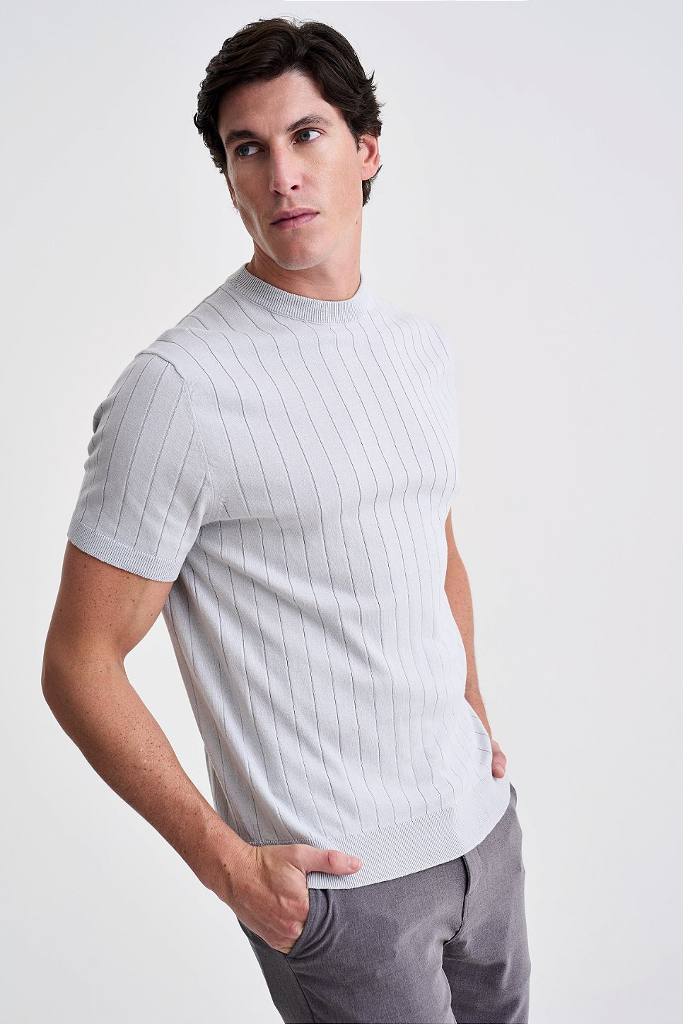 Camiseta Tricot Canelada