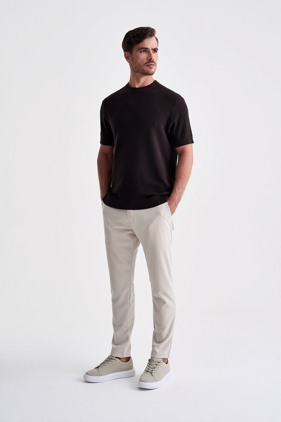 Camiseta Tricot Texturizada