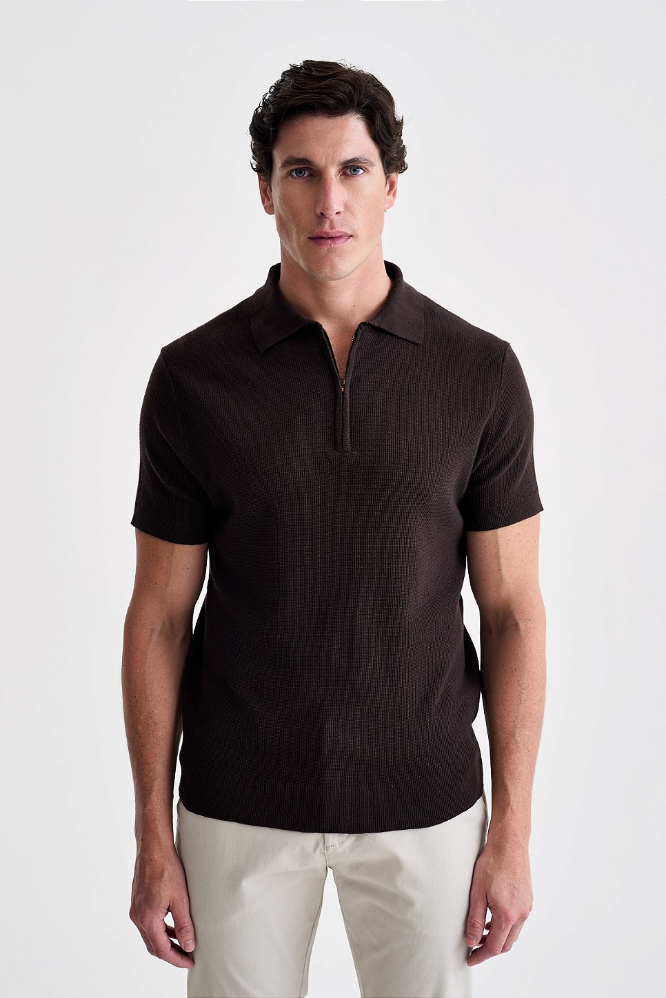 Polo Tricot Zíper