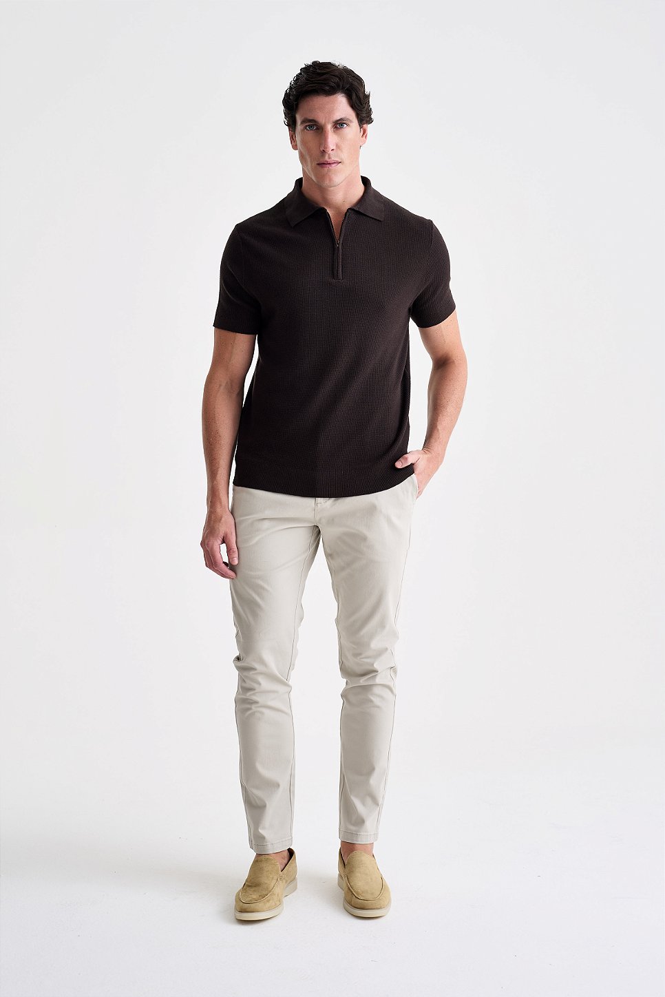 Polo Tricot Zíper