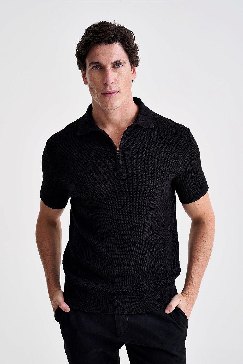Polo Tricot Zíper