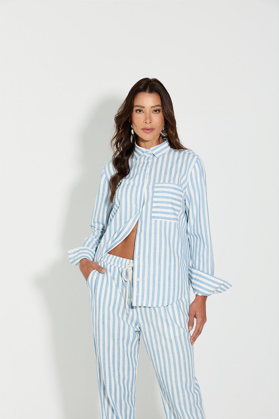 Camisa Tradicional Listrada
