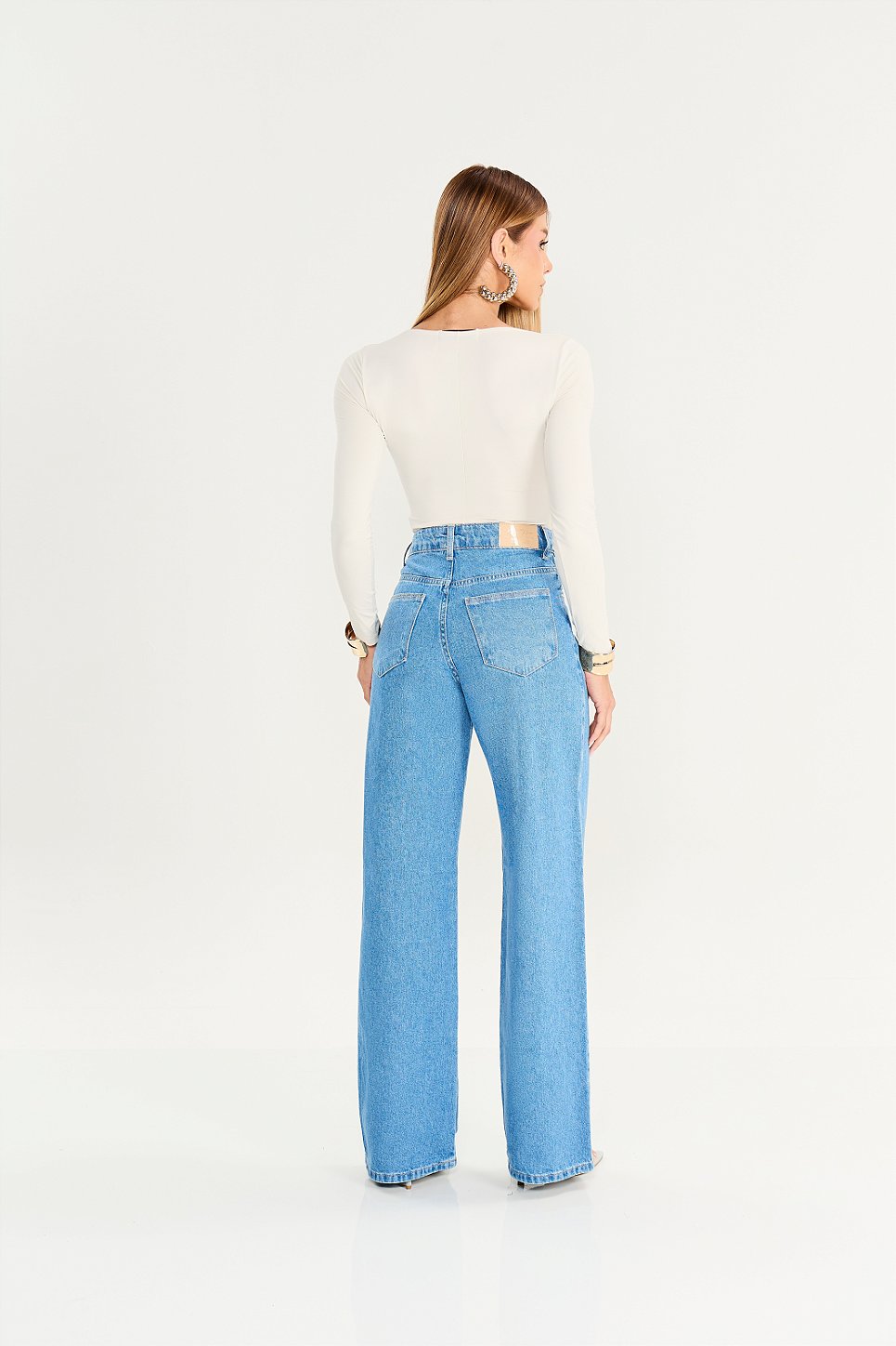 Calça Wide Leg