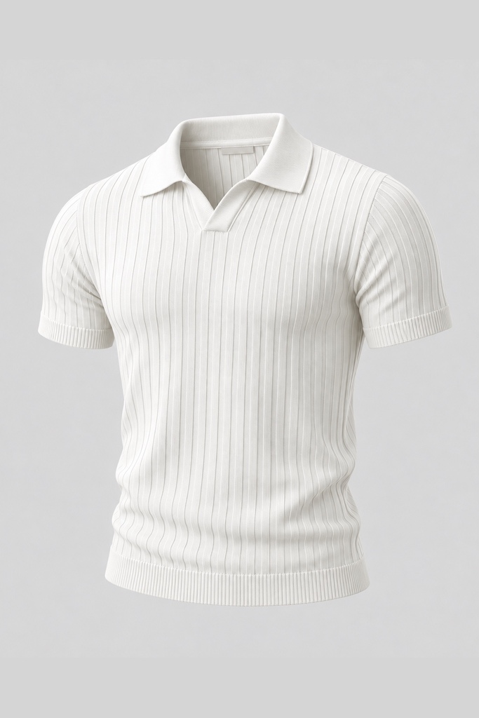Polo Tricot Bali - Off White