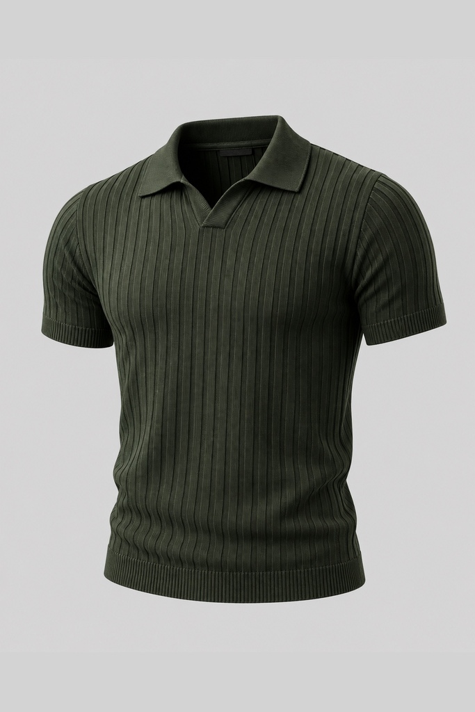 Polo Tricot Bali - Verde Militar