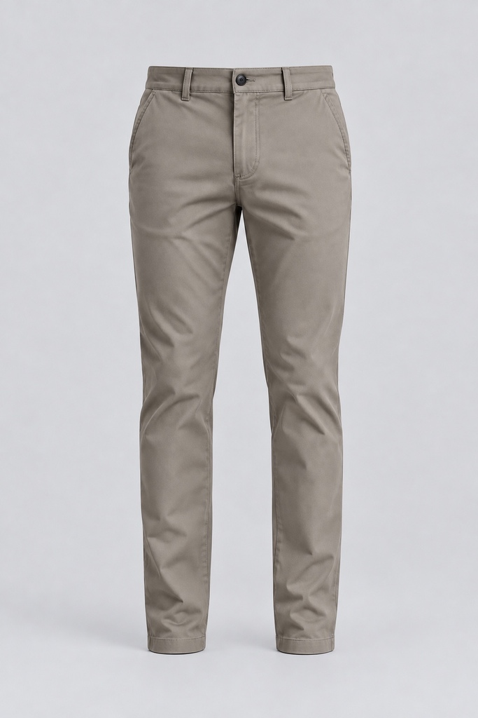 Calça Alfaiataria Acetinada - Caqui
