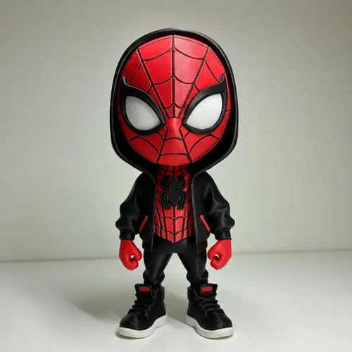 Boneco Homem-aranha Urbano Com Capuz 3d