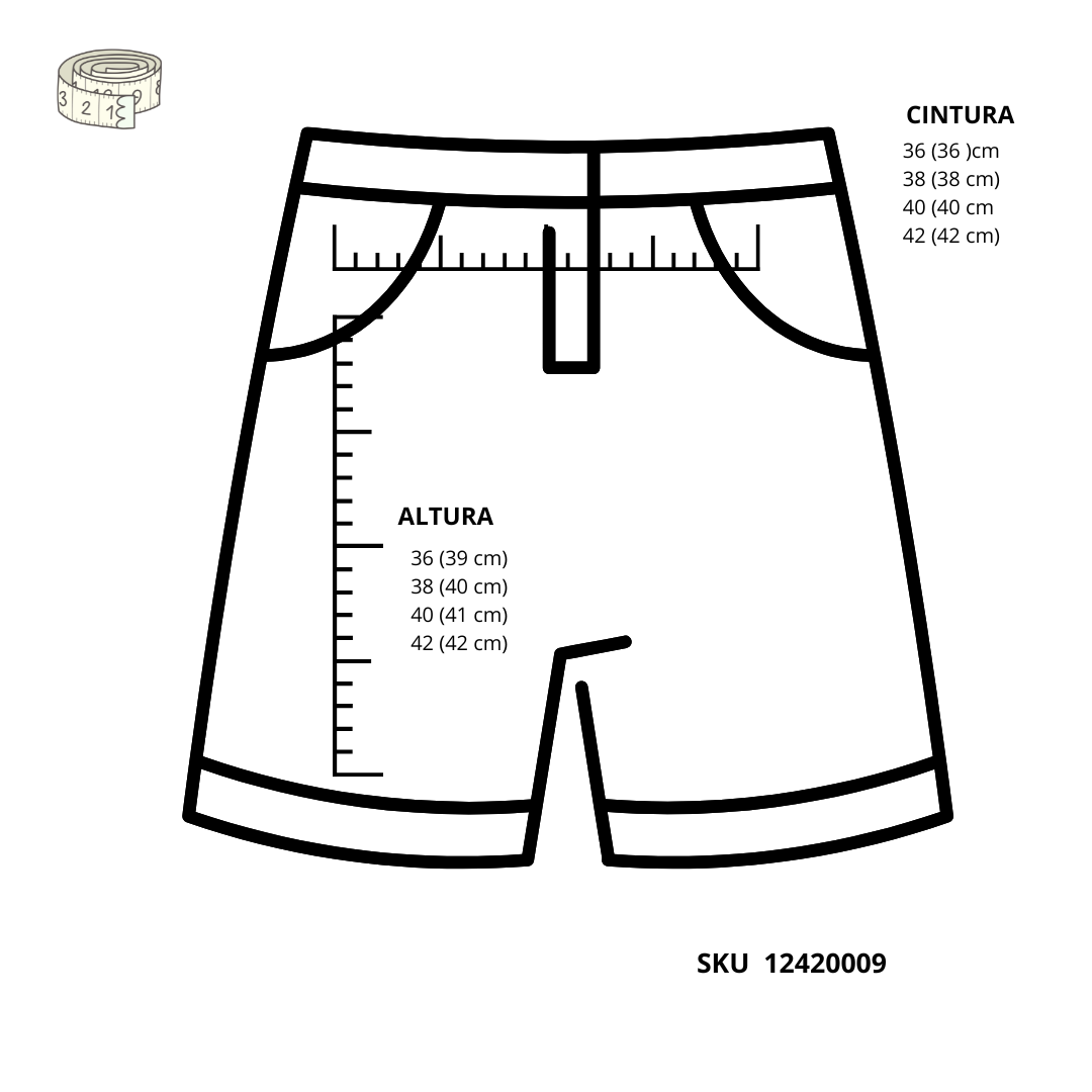 Short Casual Chic de linho