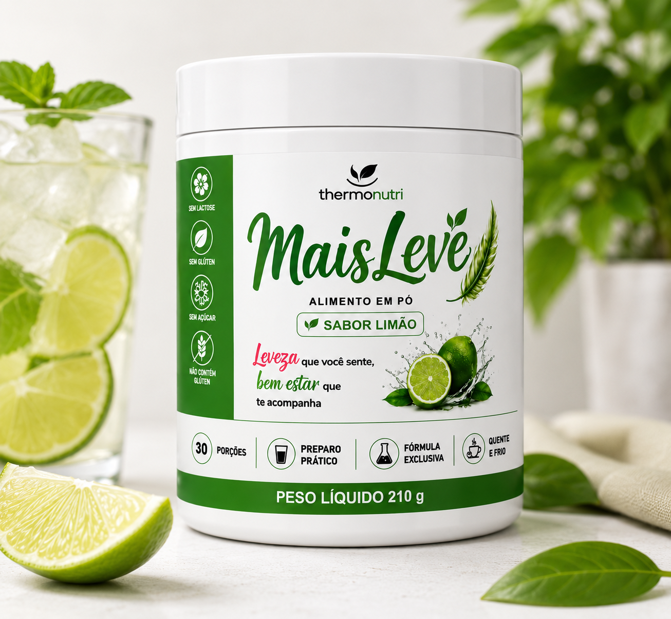 Mais Leve - Sabor Limão