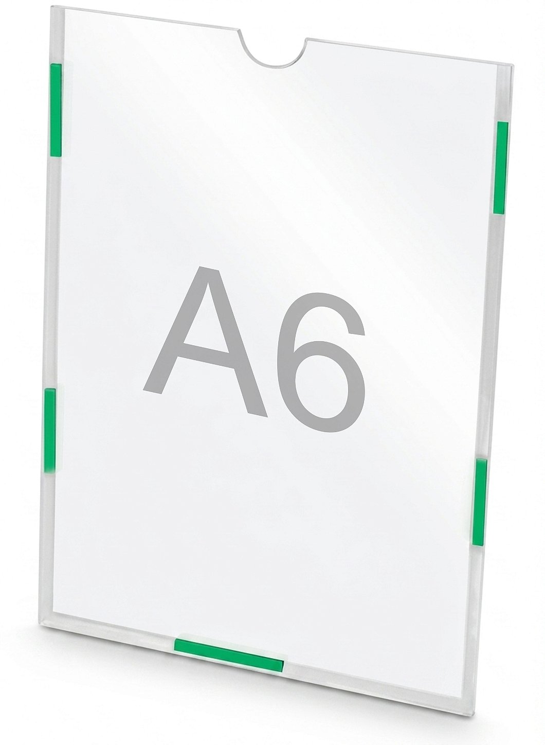 Display A6 Parede Acrílico A 15cm x L 10cm Dupla Face