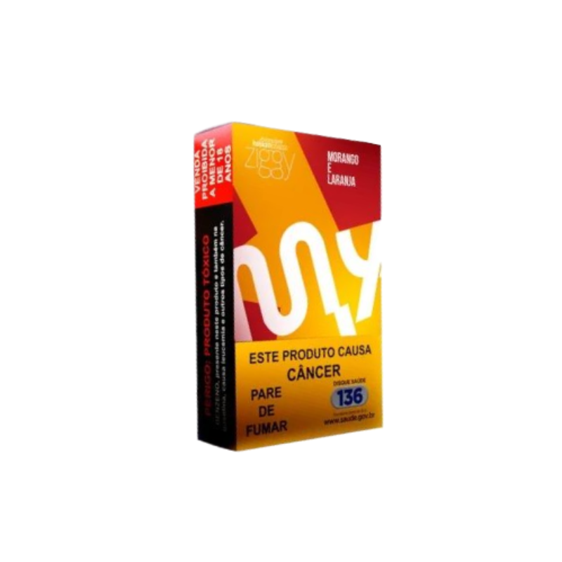 Essência Ziggy Morango C/ Laranja (PACK) 10 Unidades