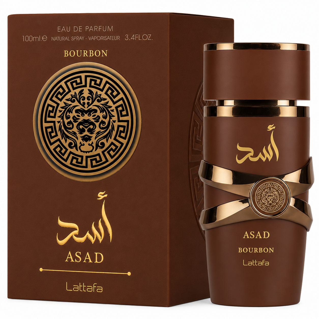 Asad Bourbon Lattafa Masculino 100 ml
