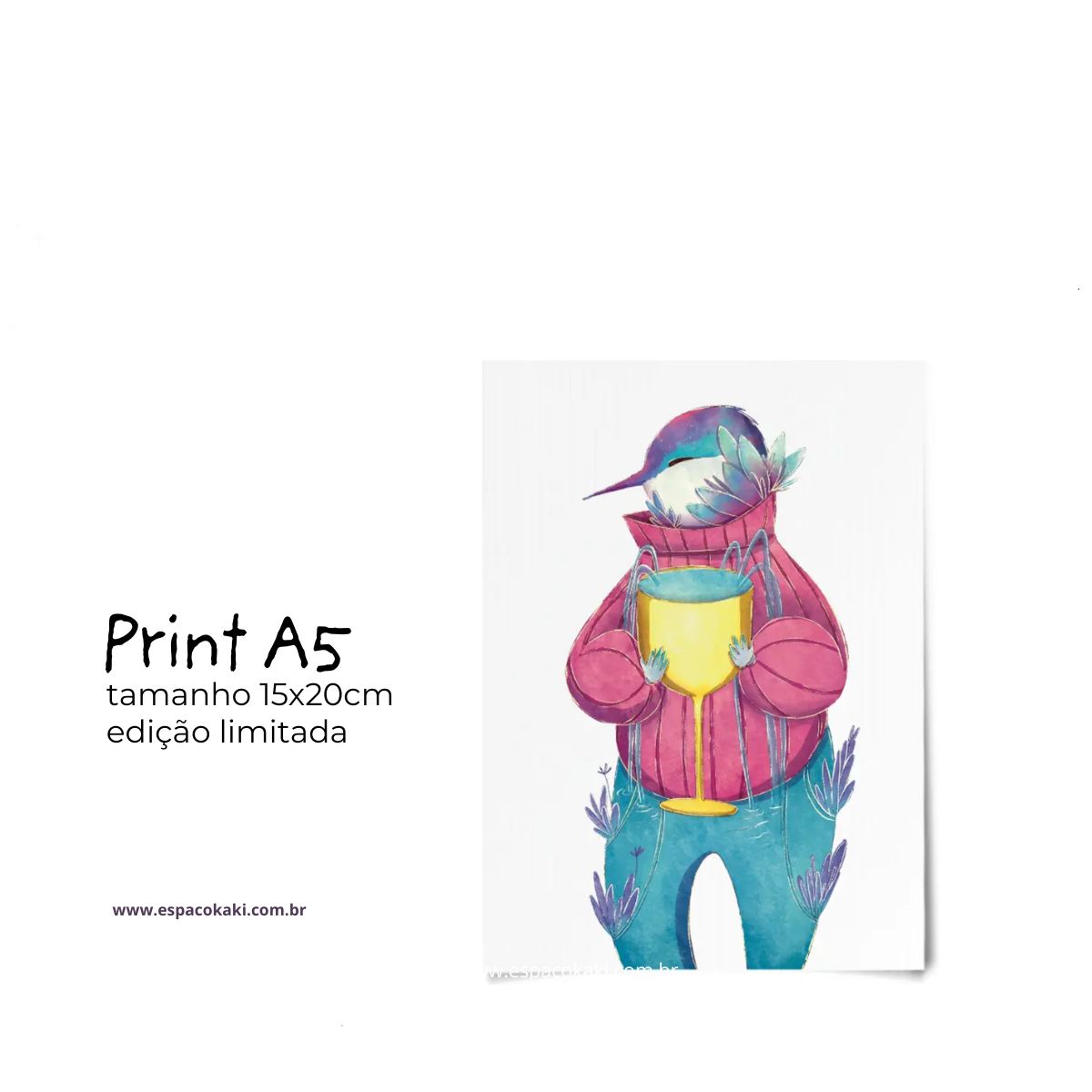 Print A5 - Às de copas
