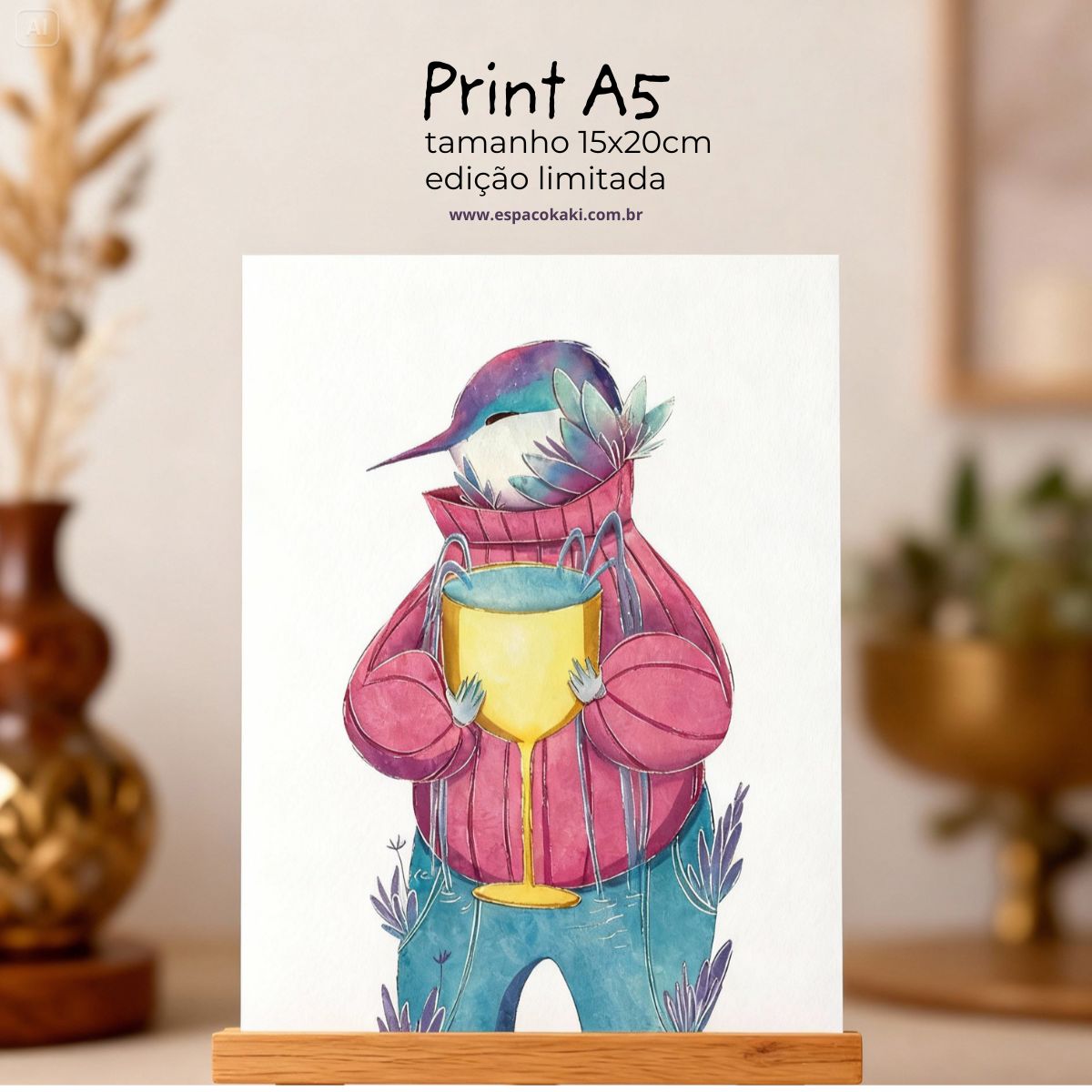 Print A5 - Às de copas