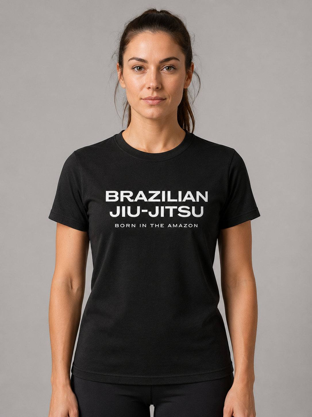 Camiseta Feminina BJJ – Born in the Amazon