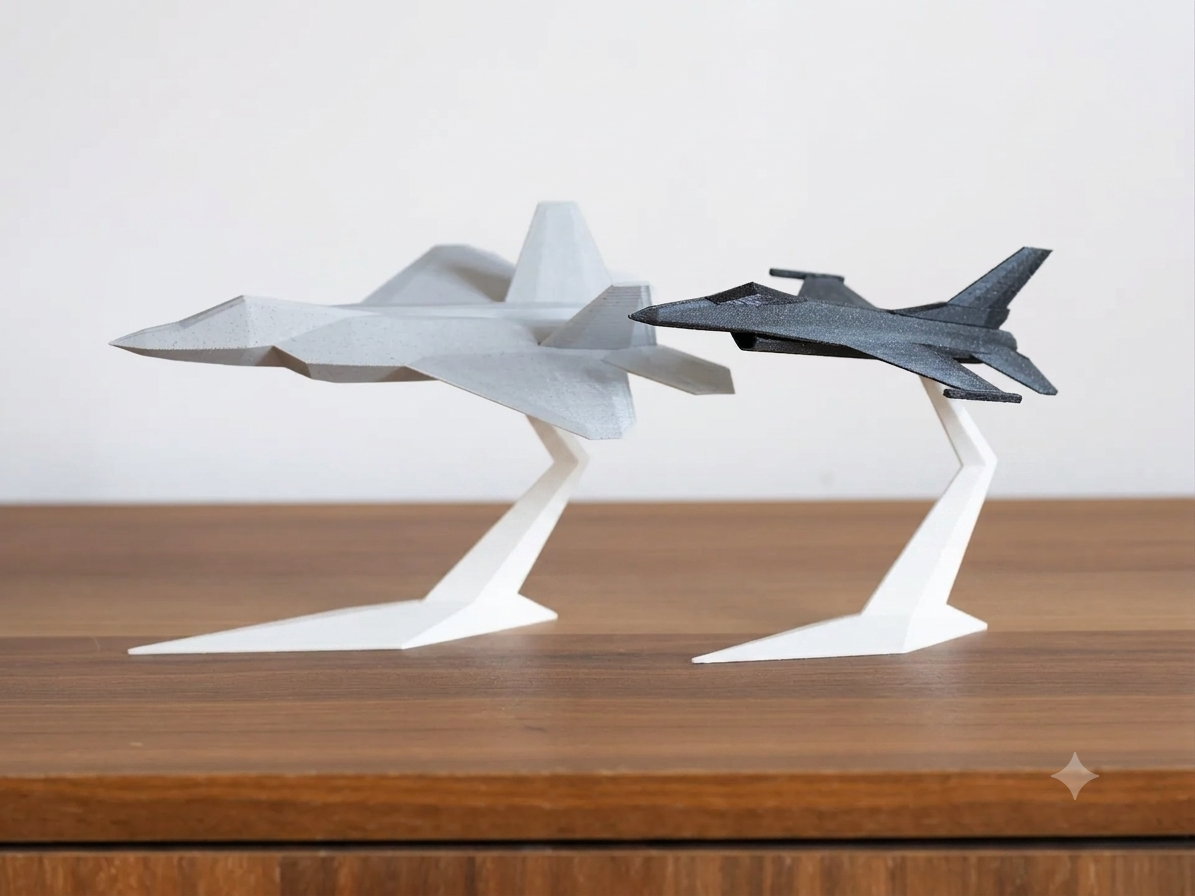 Miniatura Minimalista Caça F-16