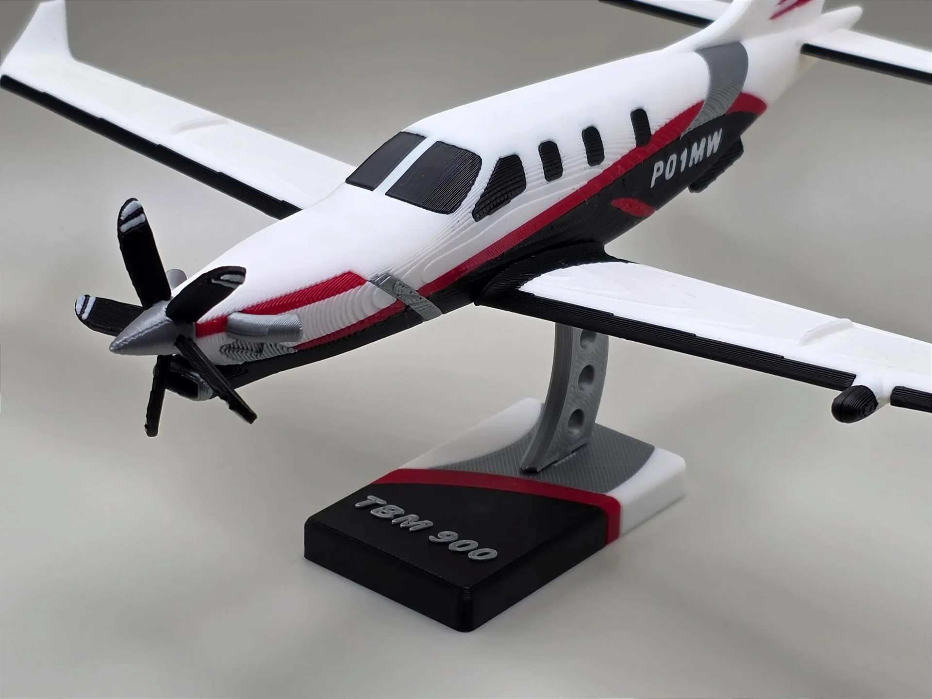 Kit de Montagem Miniatura de Avião TBM-900