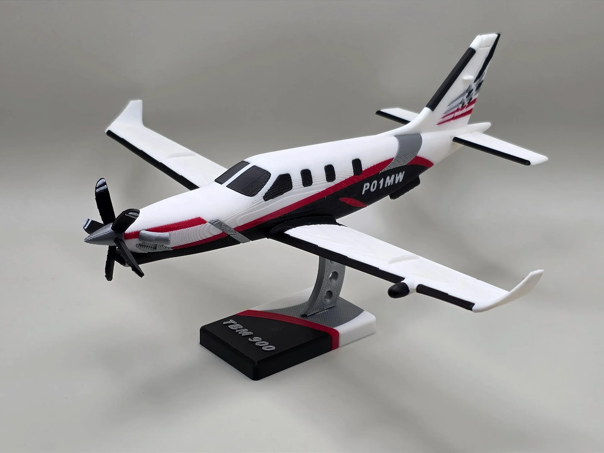 Kit de Montagem Miniatura de Avião TBM-900