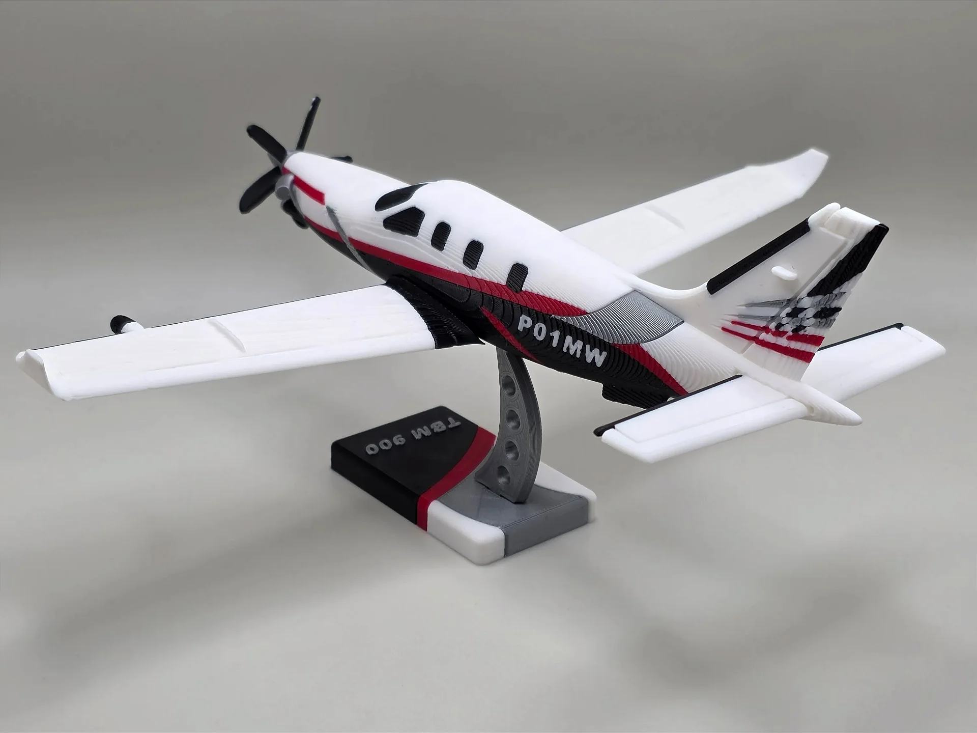 Kit de Montagem Miniatura de Avião TBM-900