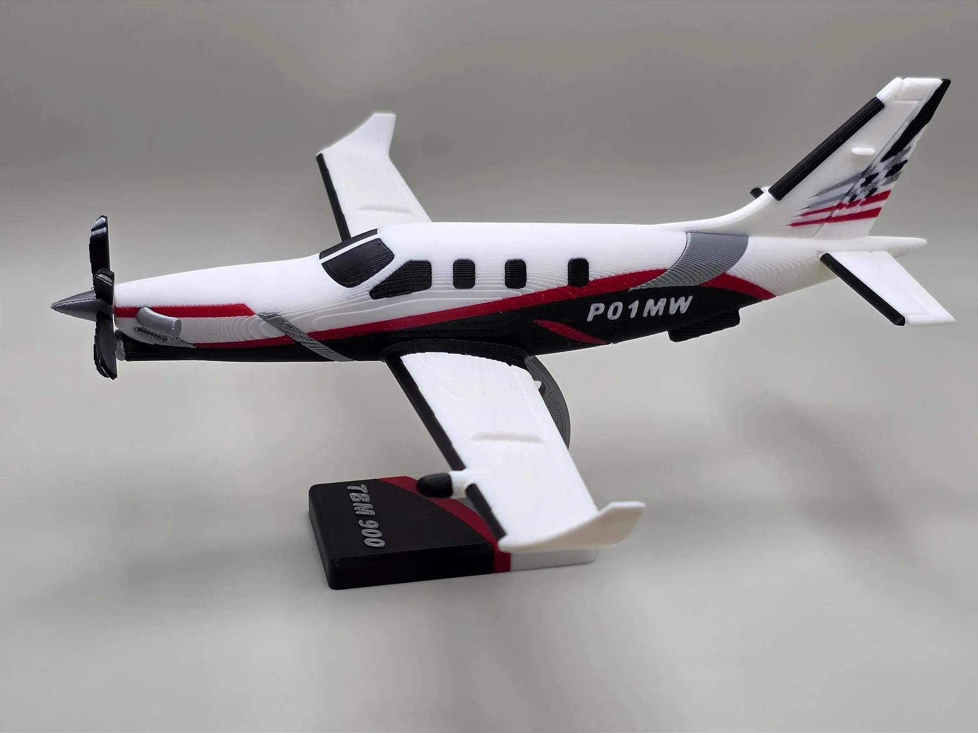 Kit de Montagem Miniatura de Avião TBM-900