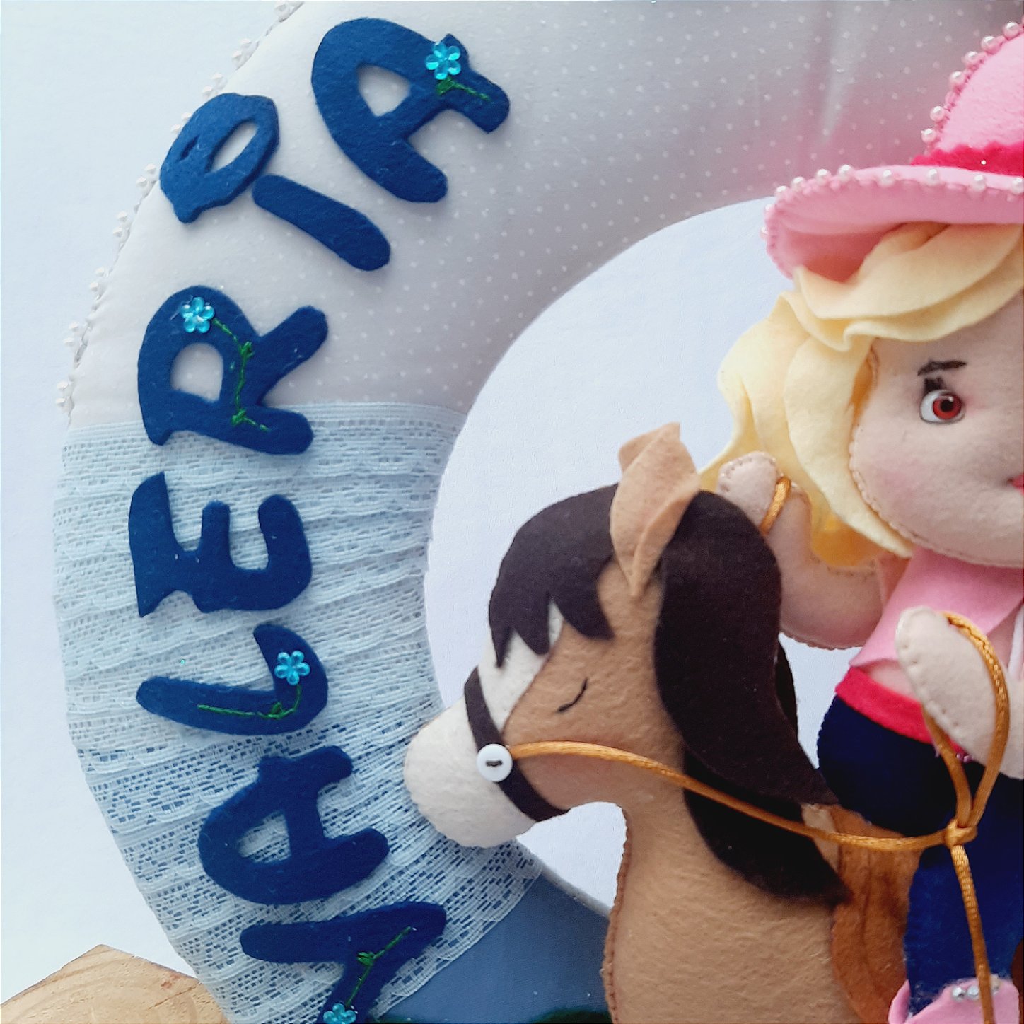 Guirlanda de Feltro Personalizada
