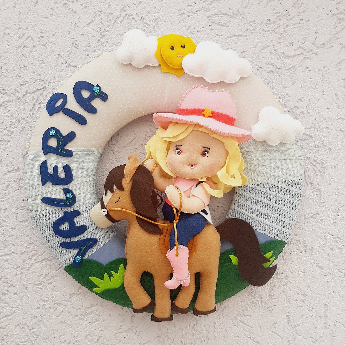 Guirlanda de Feltro Personalizada
