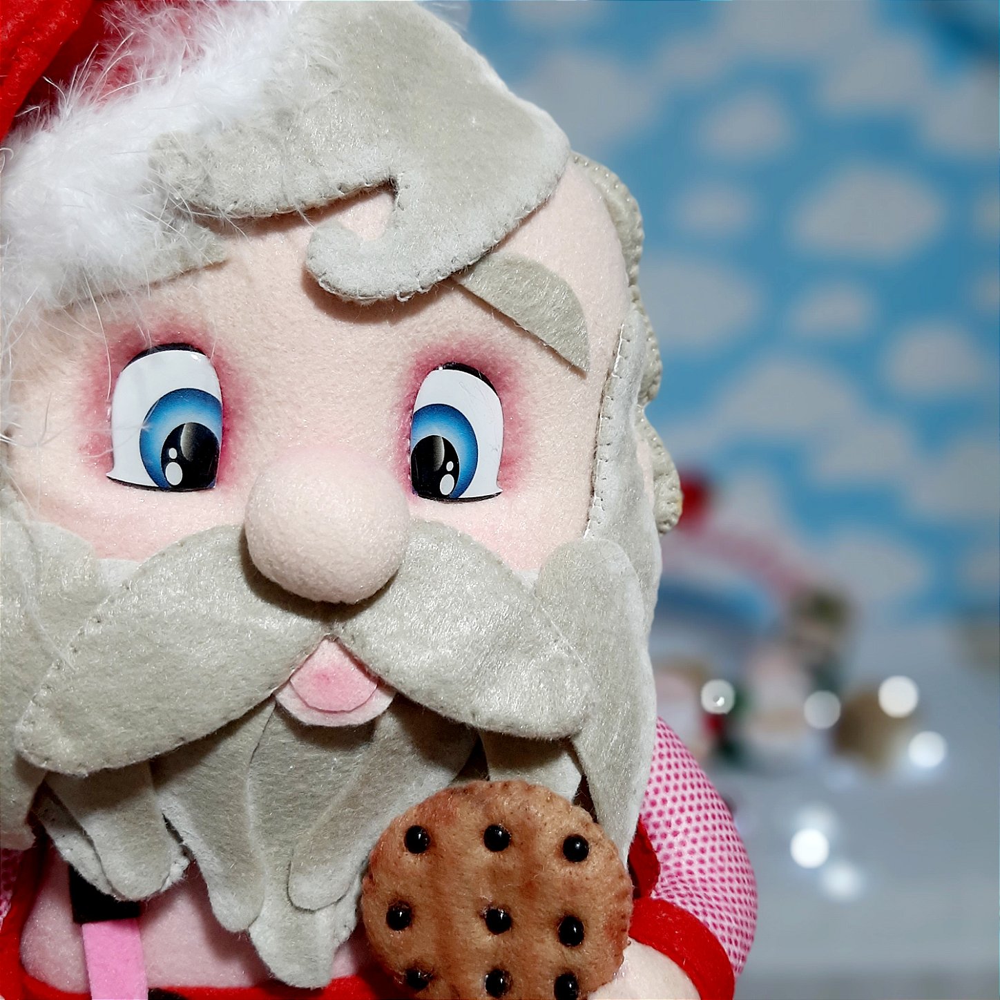 Papai Noel Decorativo de Feltro