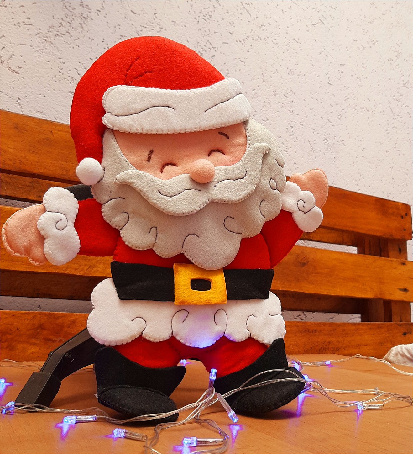 Enfeite de Porta Papai Noel