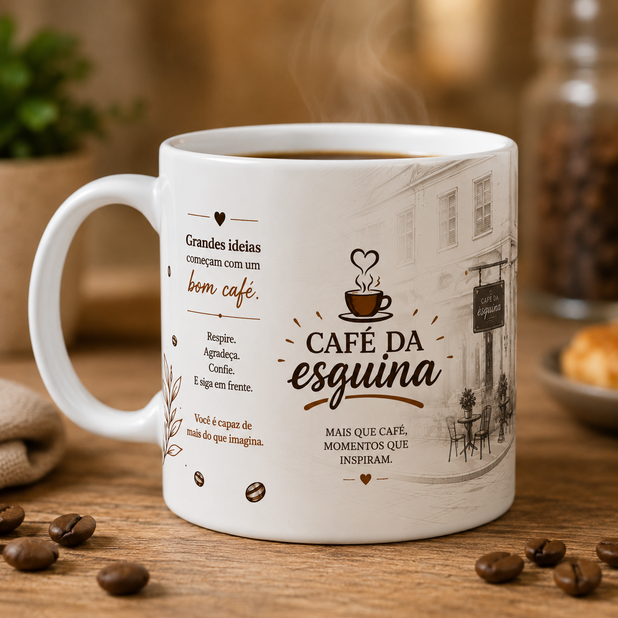 Caneca Café da Esquina Exclusivo