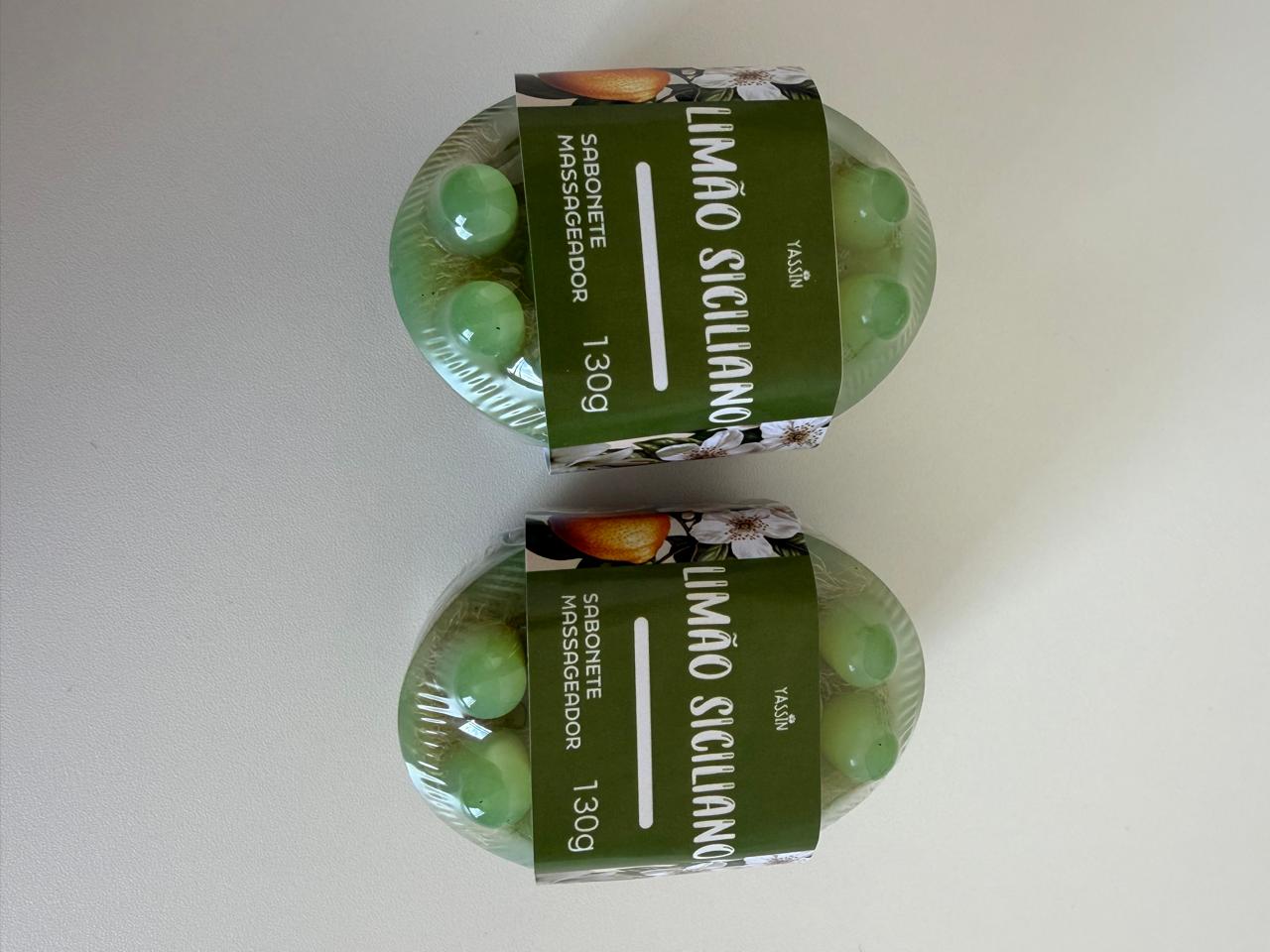 Sabonete Massageador com Bucha Vegetal