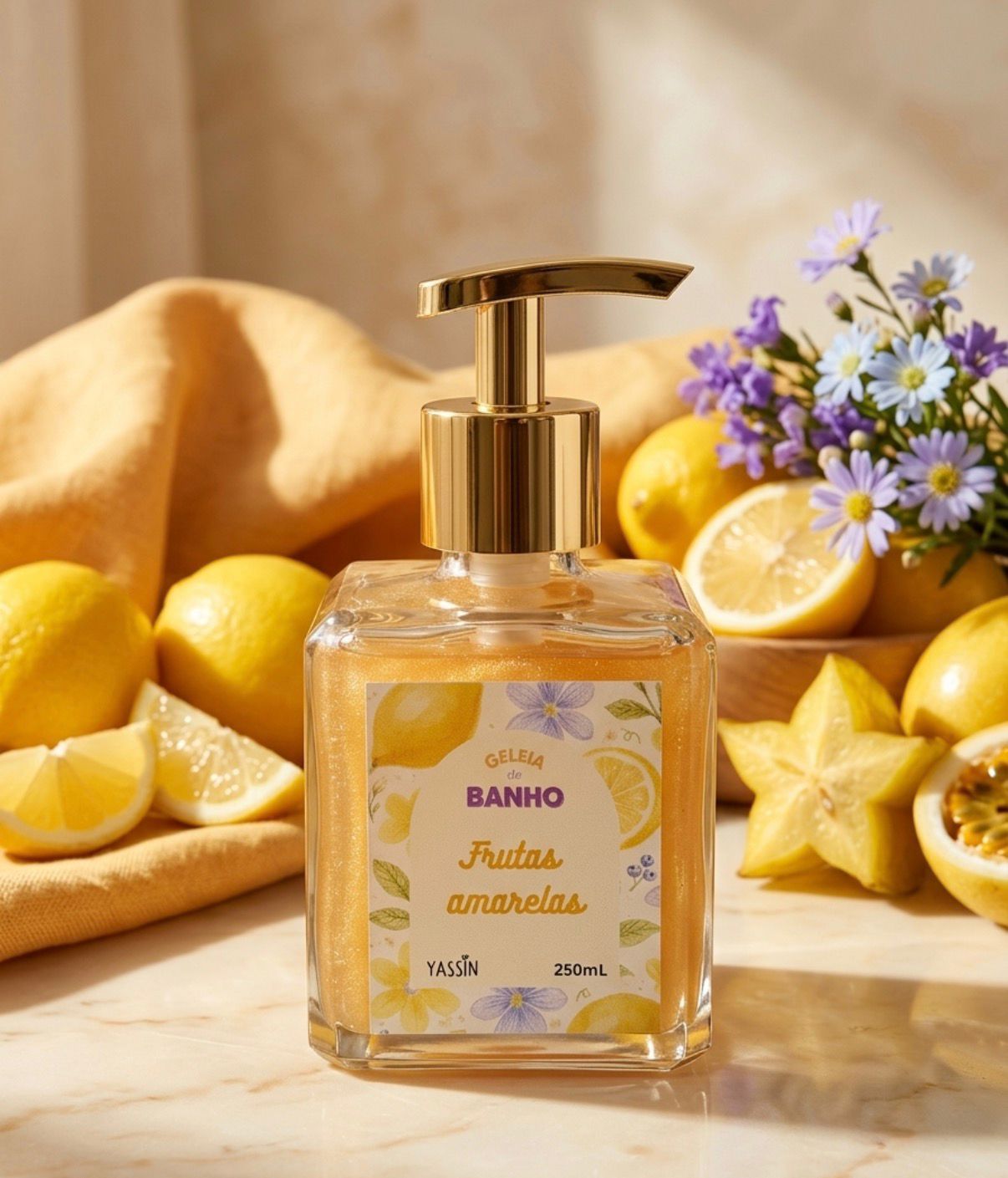 Geleia de Banho Premium Frutas Amarelas