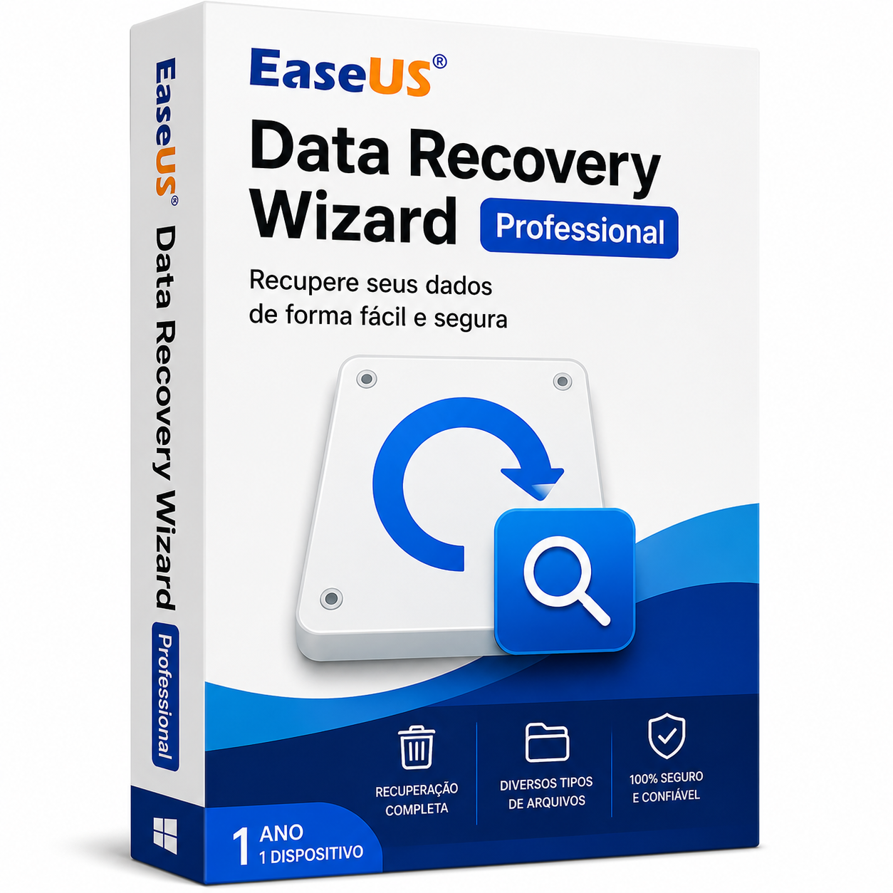 EaseUS Data Recovery Wizard Professional | Licença Digital para Windows