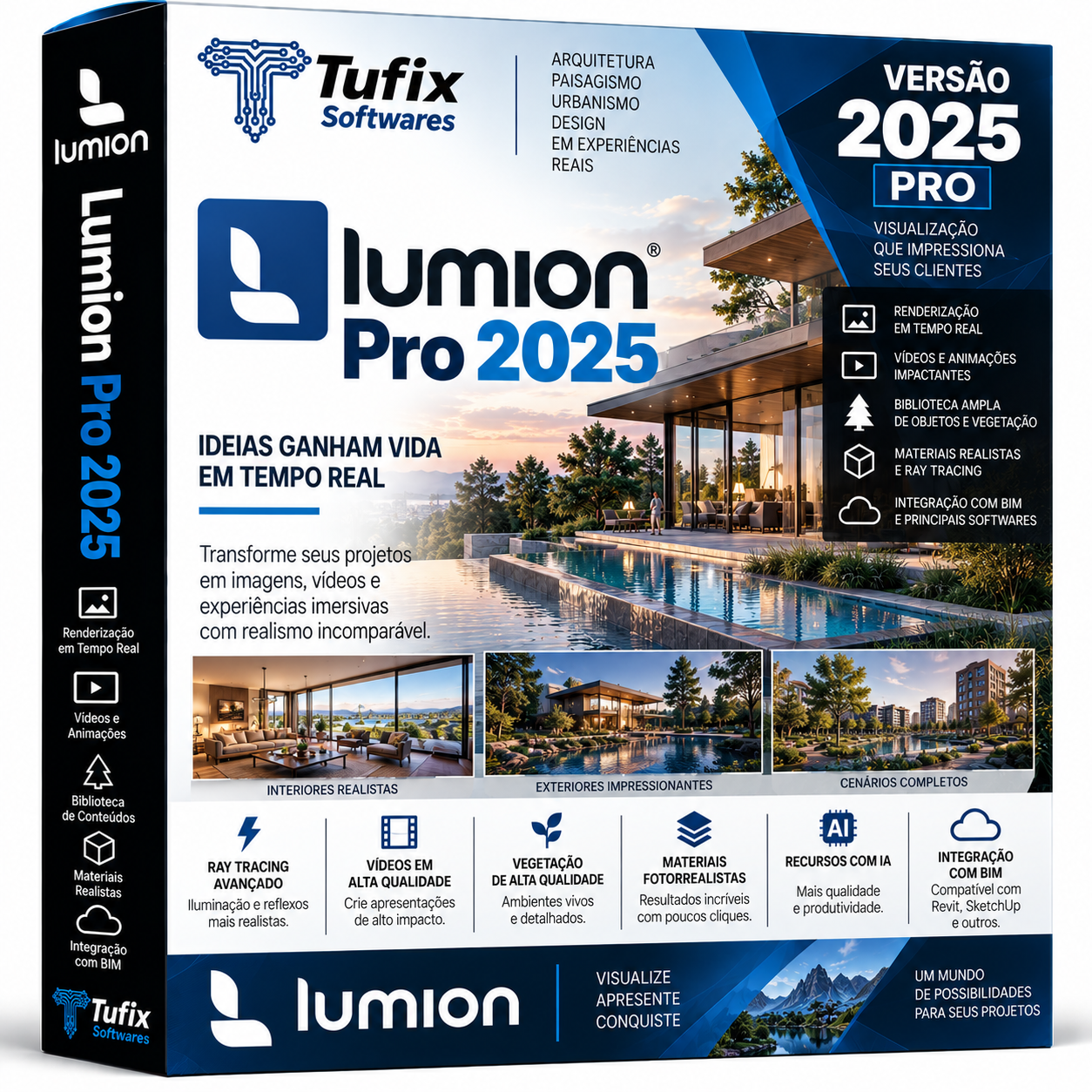 Lumion Pro 2025 | Renderização 3D e Visualização Arquitetônica