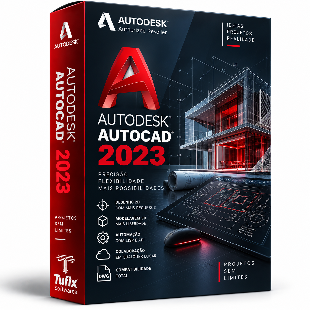 Autodesk AutoCAD 2023 - Licença Vitalícia para Windows
