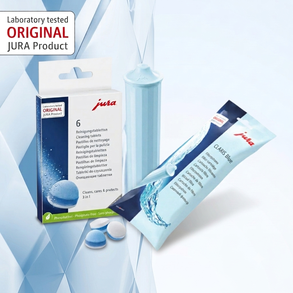 Kit Jura Filtro Claris Blue E Pastilhas De Limpeza 6un