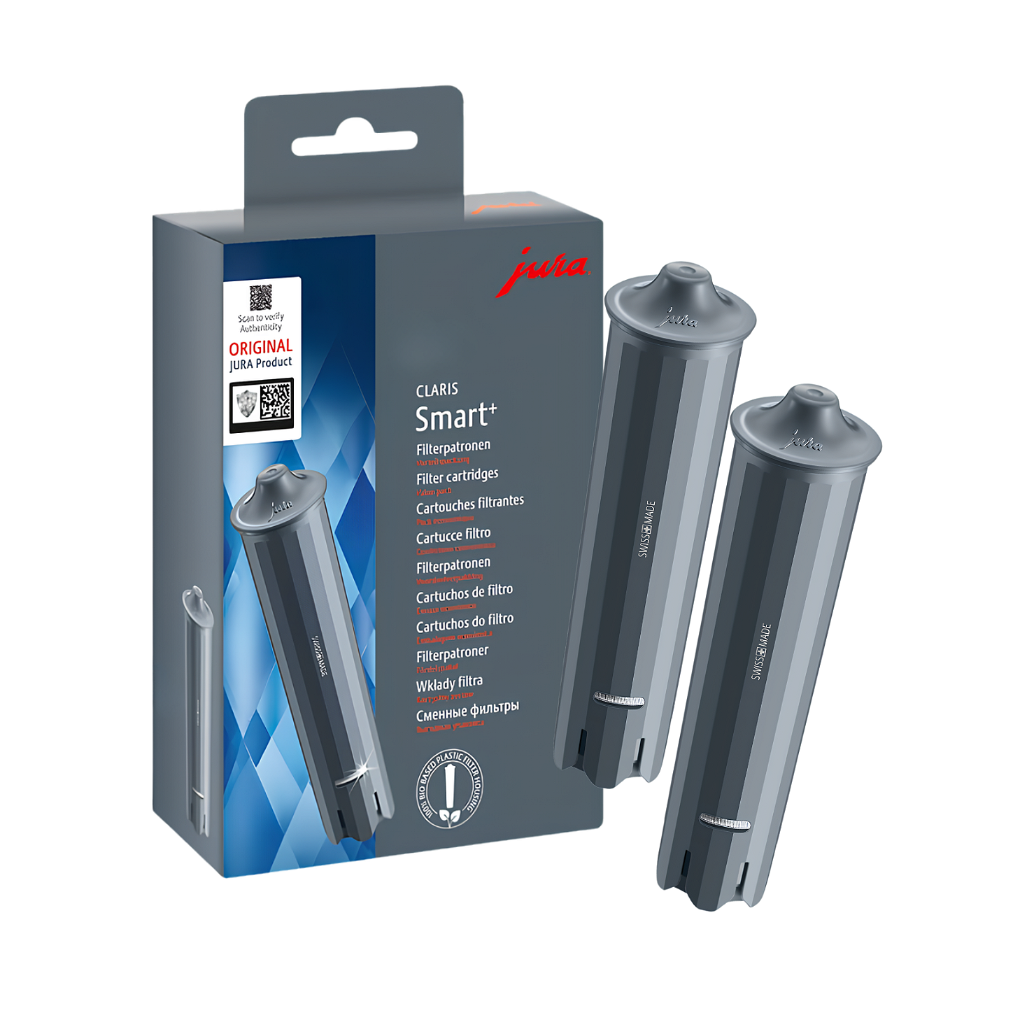 Kit 2x Filtros De Agua Jura Claris Smart Cafeteira Jura