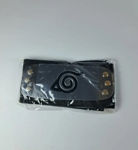 Faixa Ninja Naruto Aldeia da Folha Preta