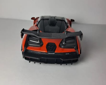 Miniatura Mclaren Senna Laranja 18 cm