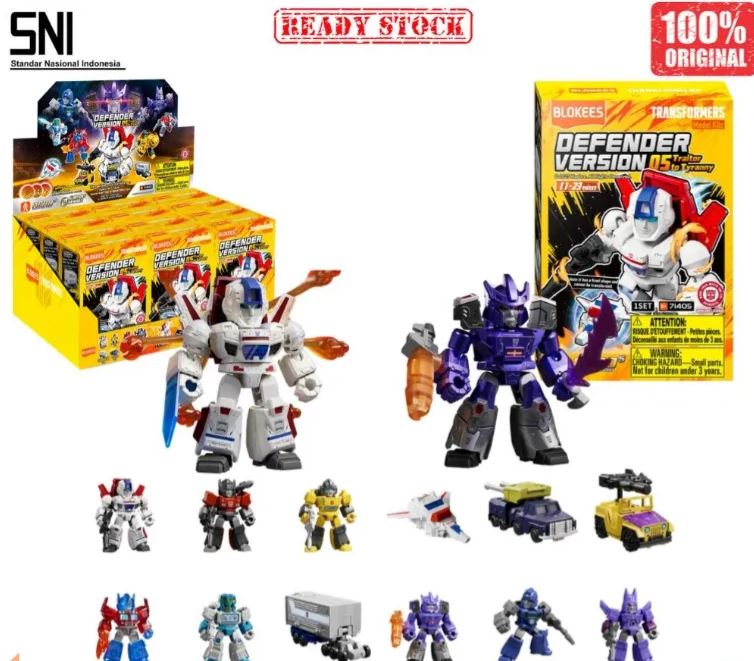 Blokees Transformers Defender Version 05 Caixa Surpresa 1 Un
