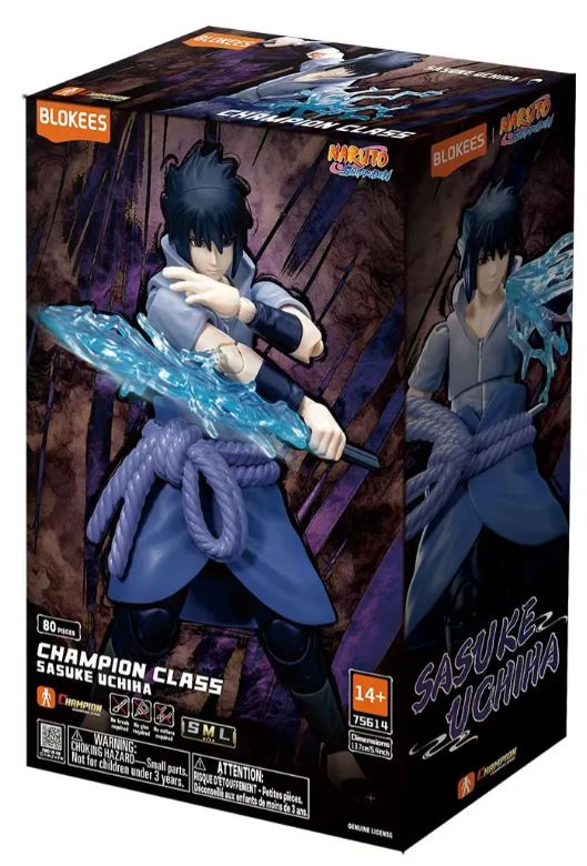 Blokees Sasuke Uchiha Naruto Champion Class