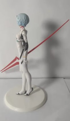Figure Rei Ayanami com Lança Longinus Neon Genesis Evangelion