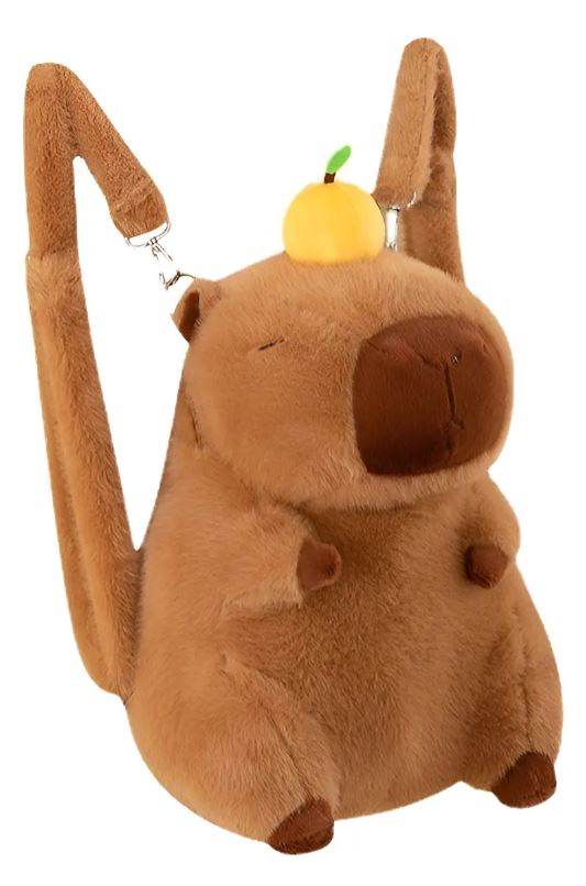Mochila Capivara De Pelúcia