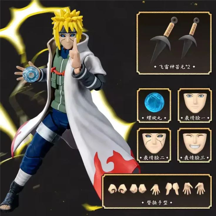 Blokees Naruto Minato Namikaze (Reanimation) Champion Class Articulado