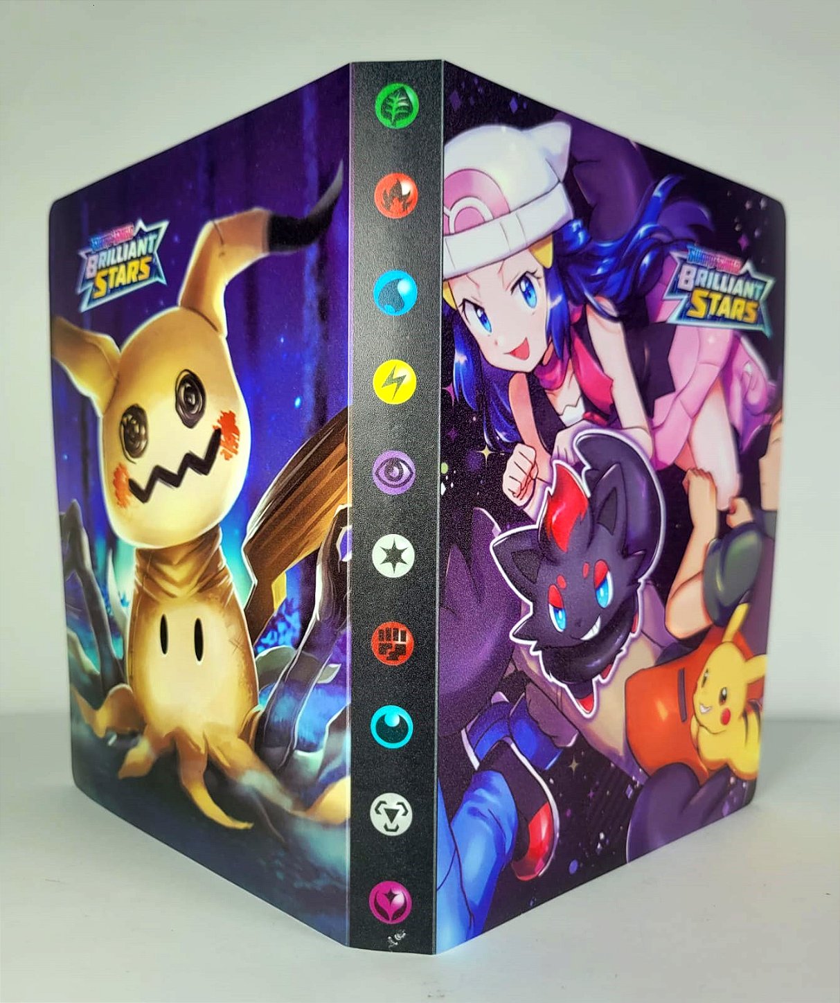 TCG Álbum para Cards Pokémon Dawn Pikachu Zorua Zoroark